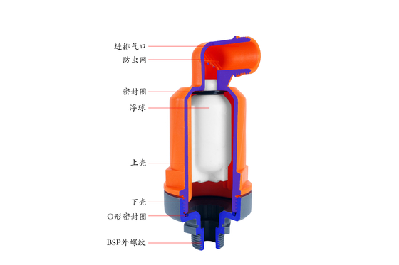 스프링클러 관개용 가동 공기 공기와 진공 구제 공기 방출 밸브 액세서리