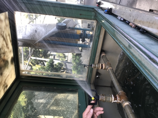 250-350KPA 완화 회전 기술 플라스틱과 농업 관개 스프링클러